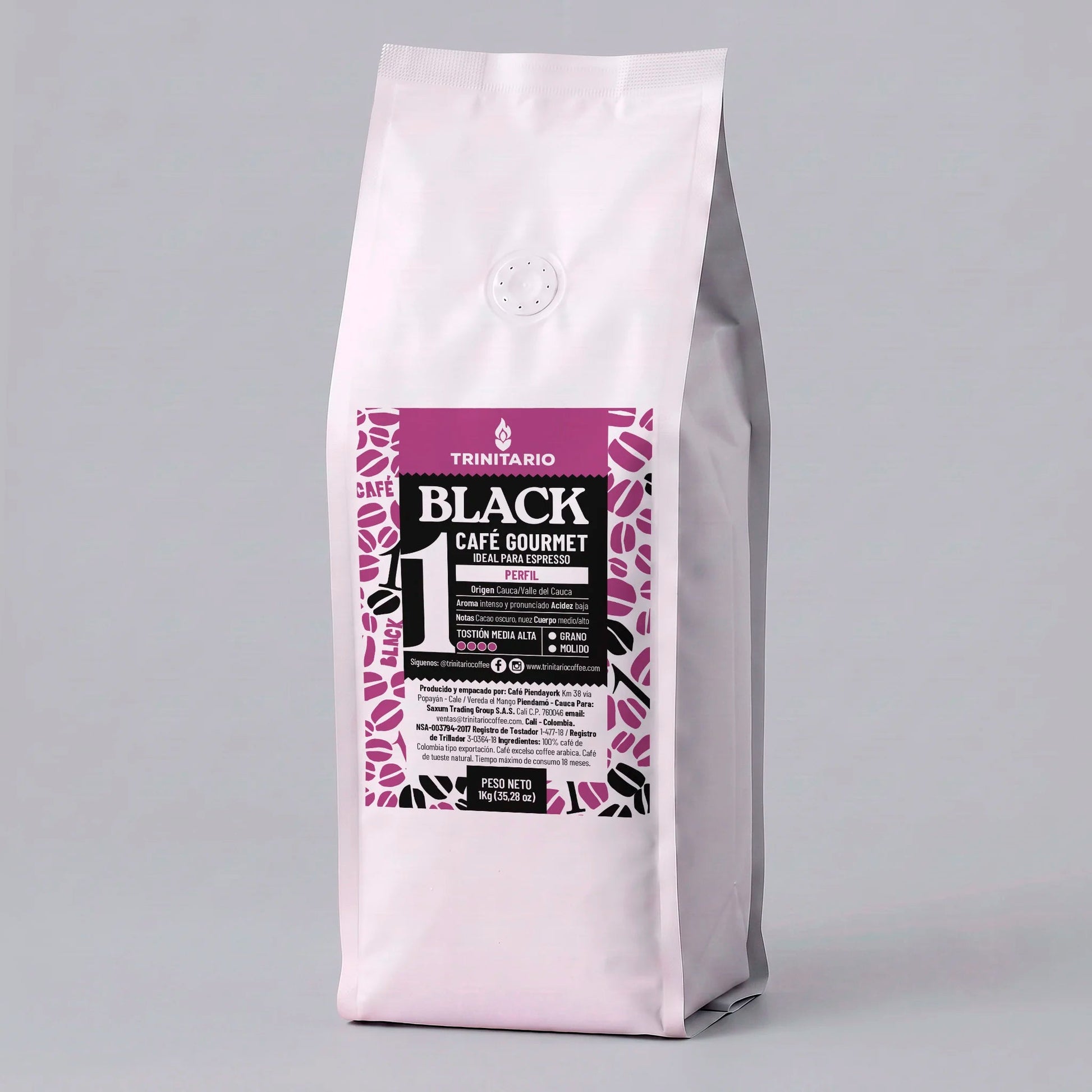 Café Black Trinitario - Línea Institucional B2B - SAXUM TRADING GROUP SAS
