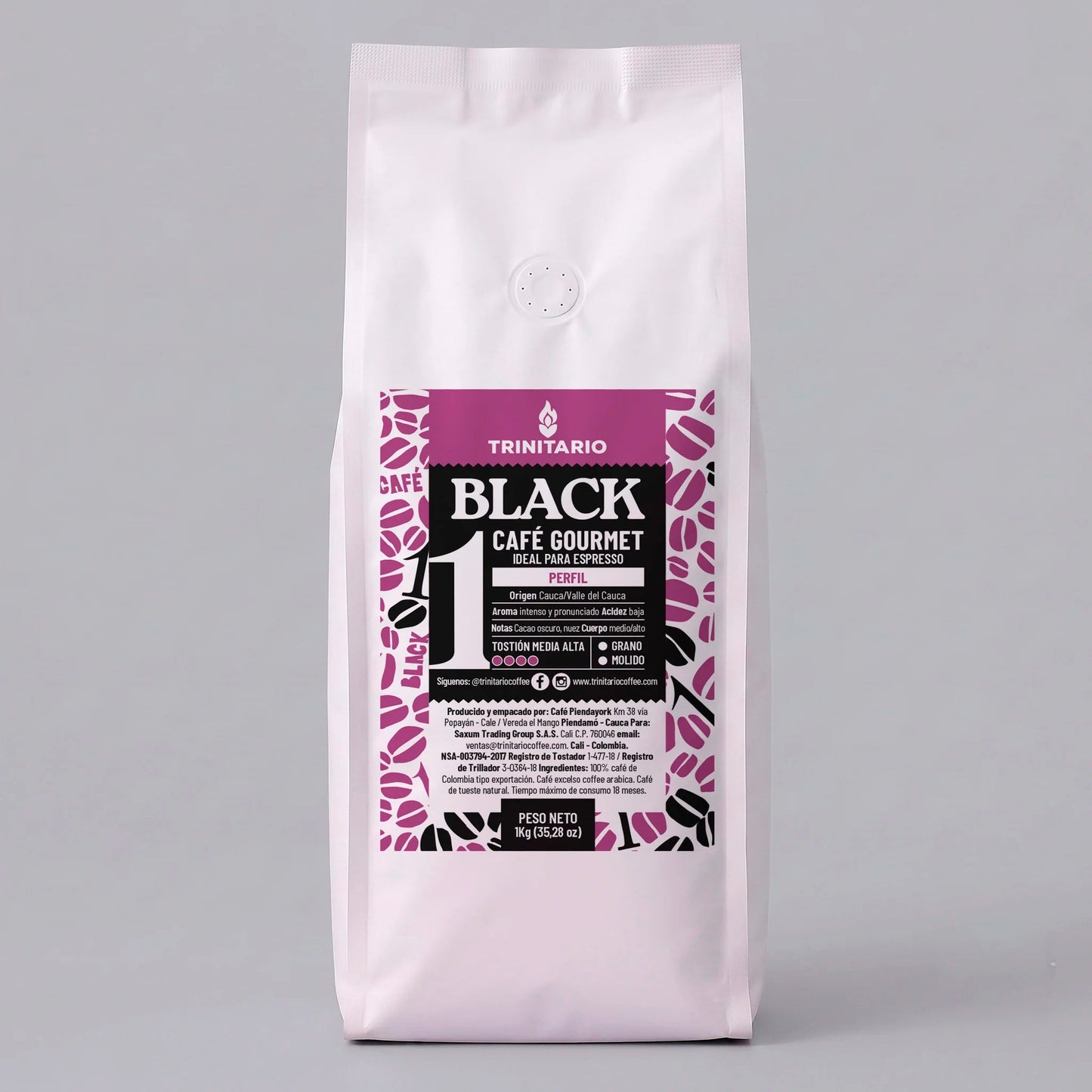 Café Black Trinitario - Línea Institucional B2B - SAXUM TRADING GROUP SAS