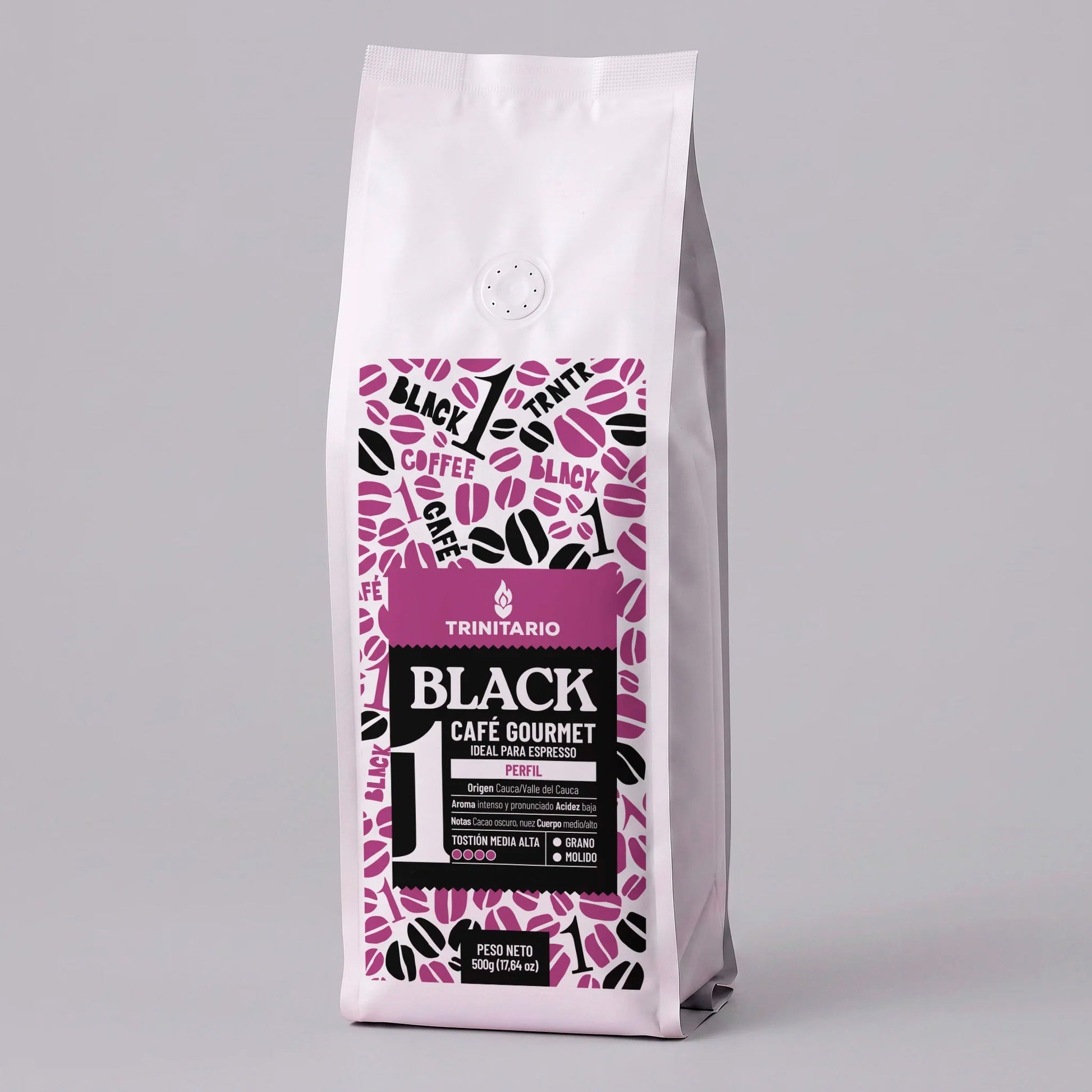 Café Black Trinitario - Tueste Oscuro / Especialidad - SAXUM TRADING GROUP SAS