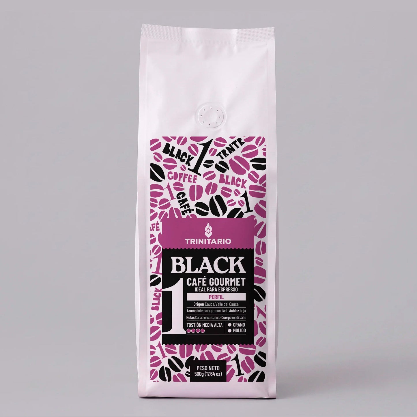 Café Black Trinitario - Tueste Oscuro / Especialidad - SAXUM TRADING GROUP SAS