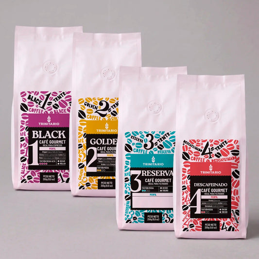 Colección Completa Trinitario 4x250g (Incluye Descafeinado) · 8% OFF - SAXUM TRADING GROUP SAS