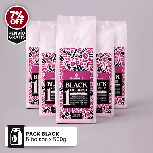 Pack Black x5 | 5 Bolsas de 500g (2.5 kg) · 7% OFF - SAXUM TRADING GROUP SAS